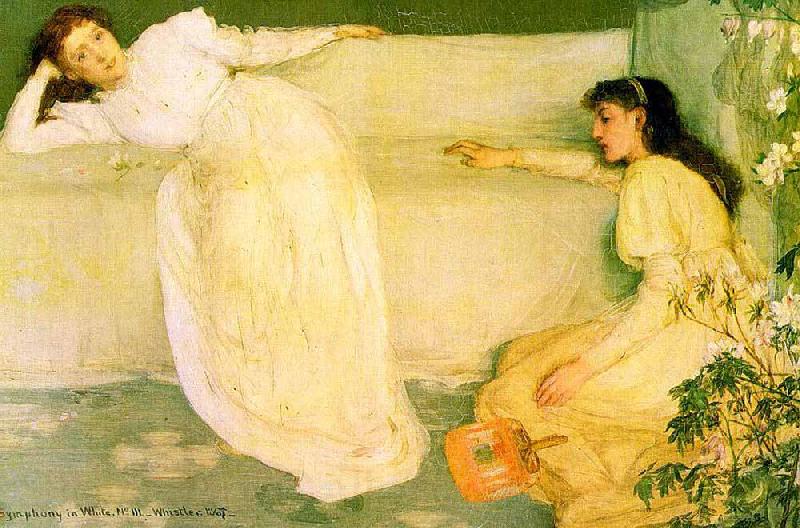 James Mcneill Whistler Symphony in White Spain oil painting art